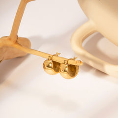 Globe Hoop Earring