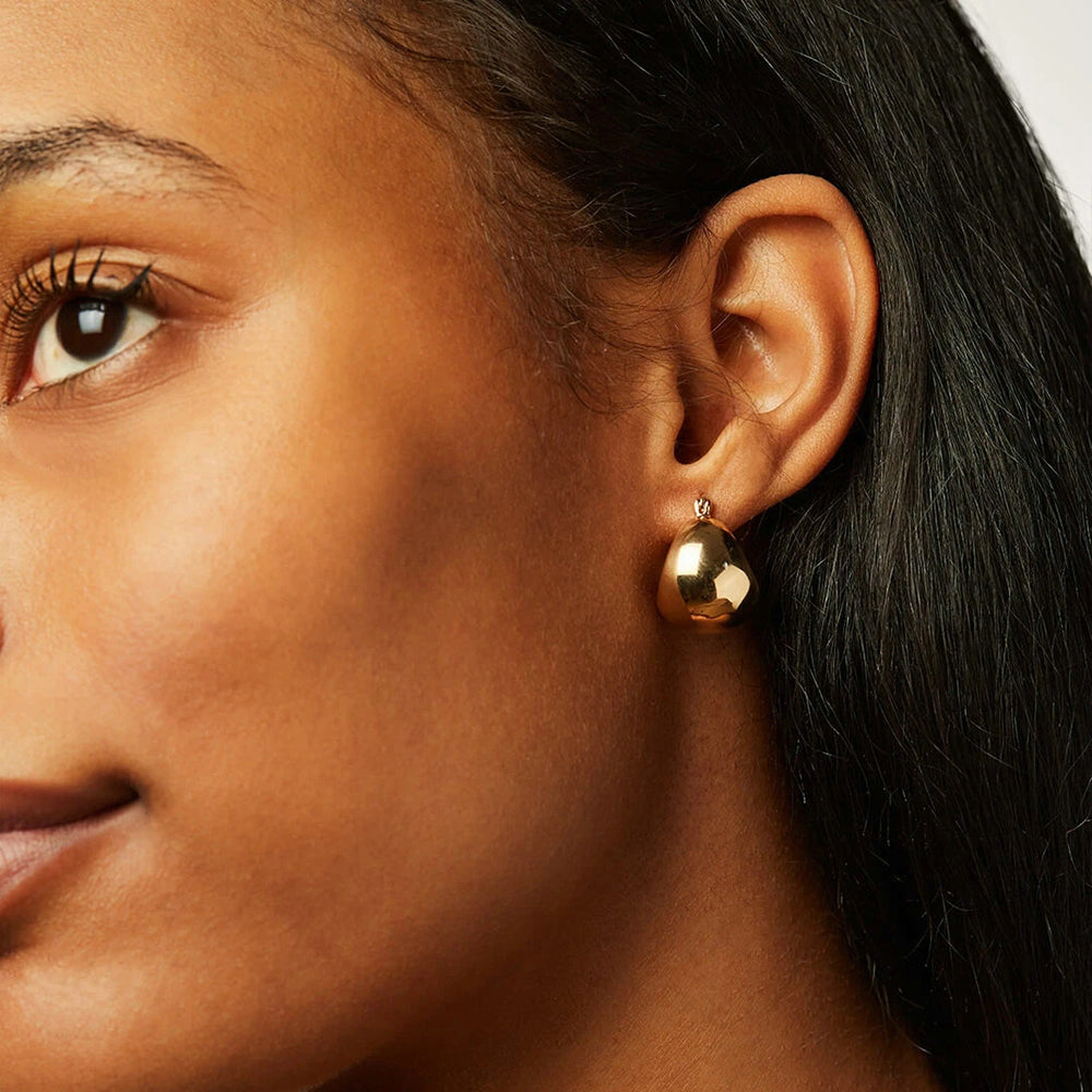 Globe Hoop Earring