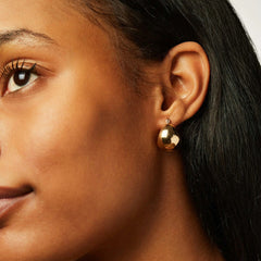 Globe Hoop Earring