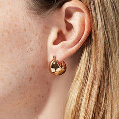 Globe Hoop Earring