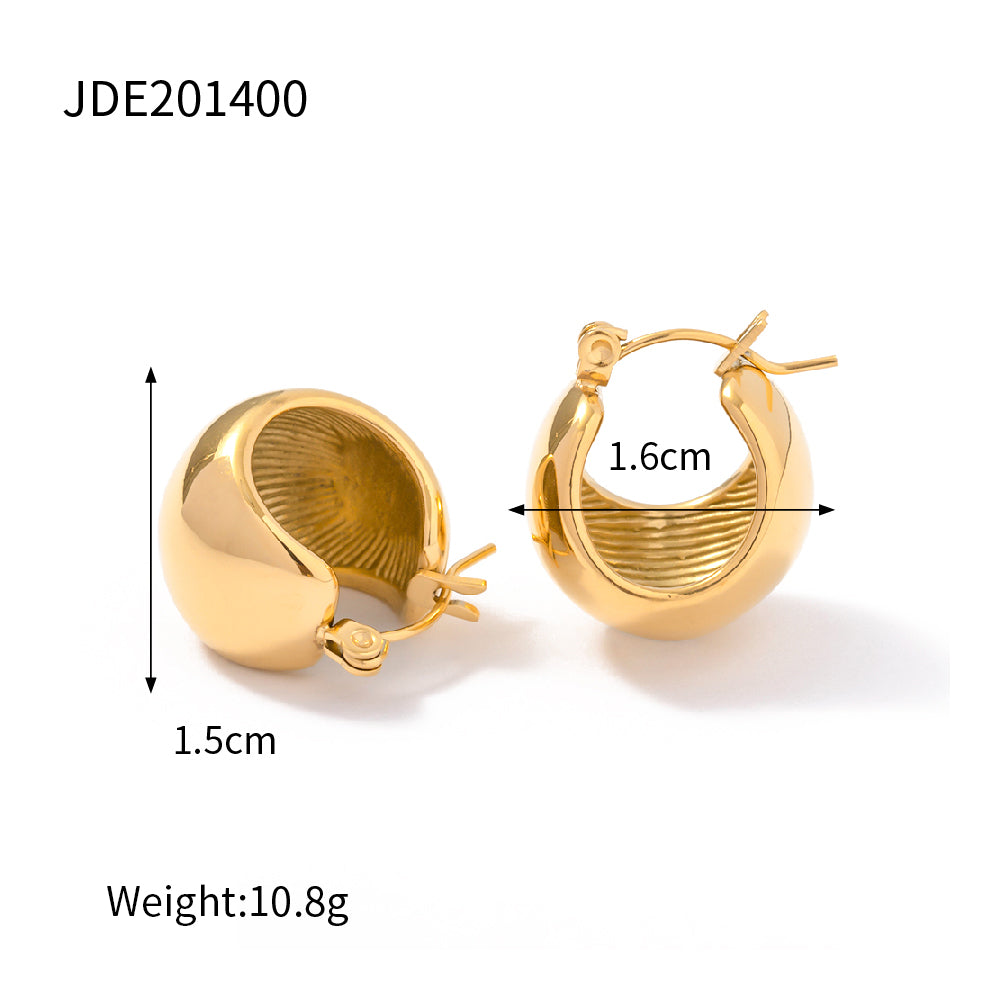 Globe Hoop Earring