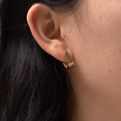 Dainty Layered Hoop Earring