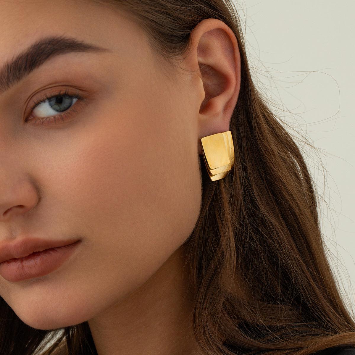 Chunky Layered Statement Earring