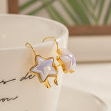 White Star Earring