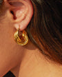 Statement Layered Hoop Earring