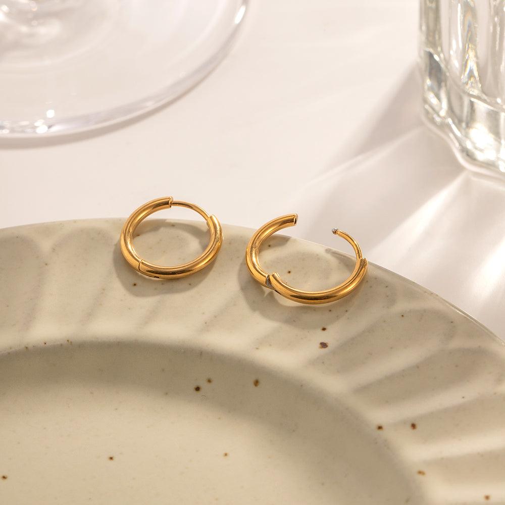 Petite Hoop Earring - 14 MM