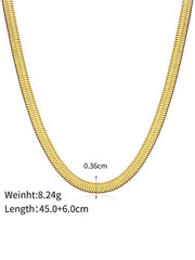 Snake Chain Necklace - 4mm