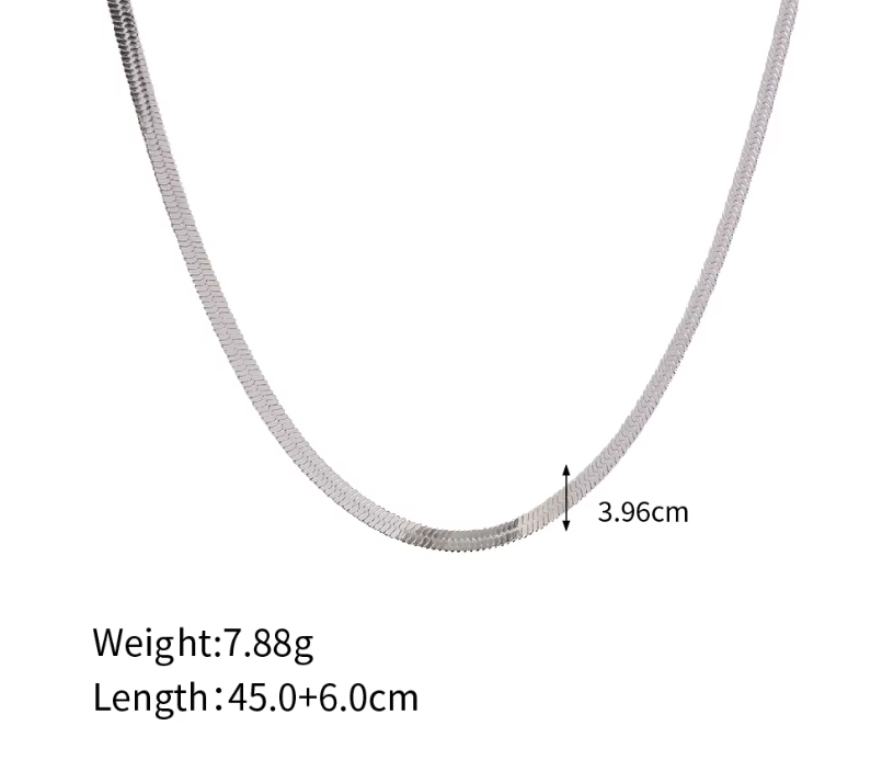 Snake Chain Necklace - 4mm