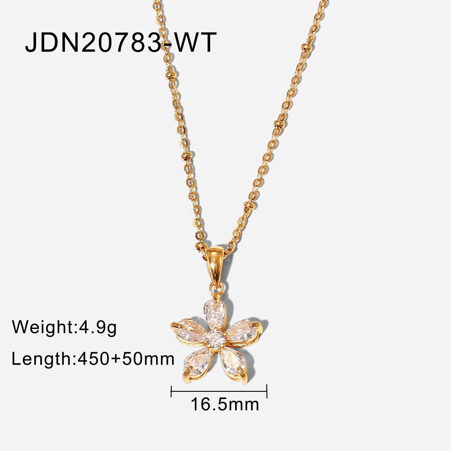 Sparkle Flower Necklace