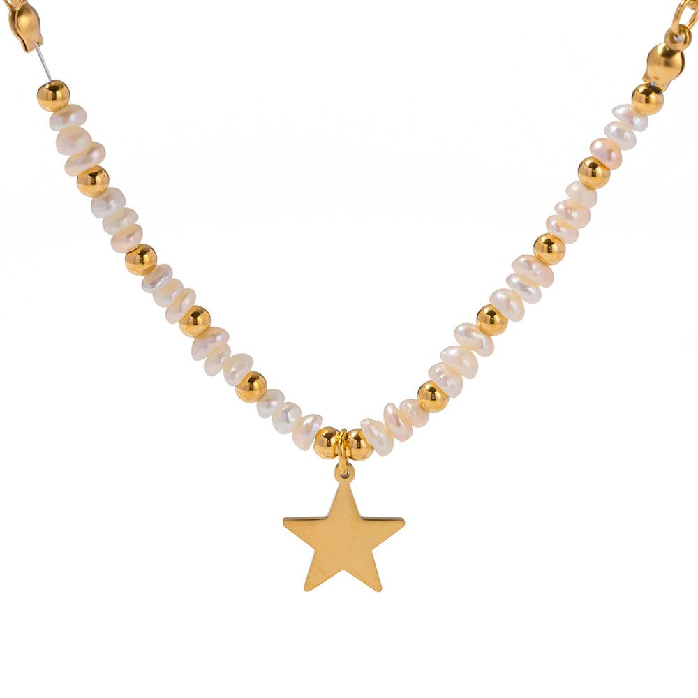 Pearl Star Necklace