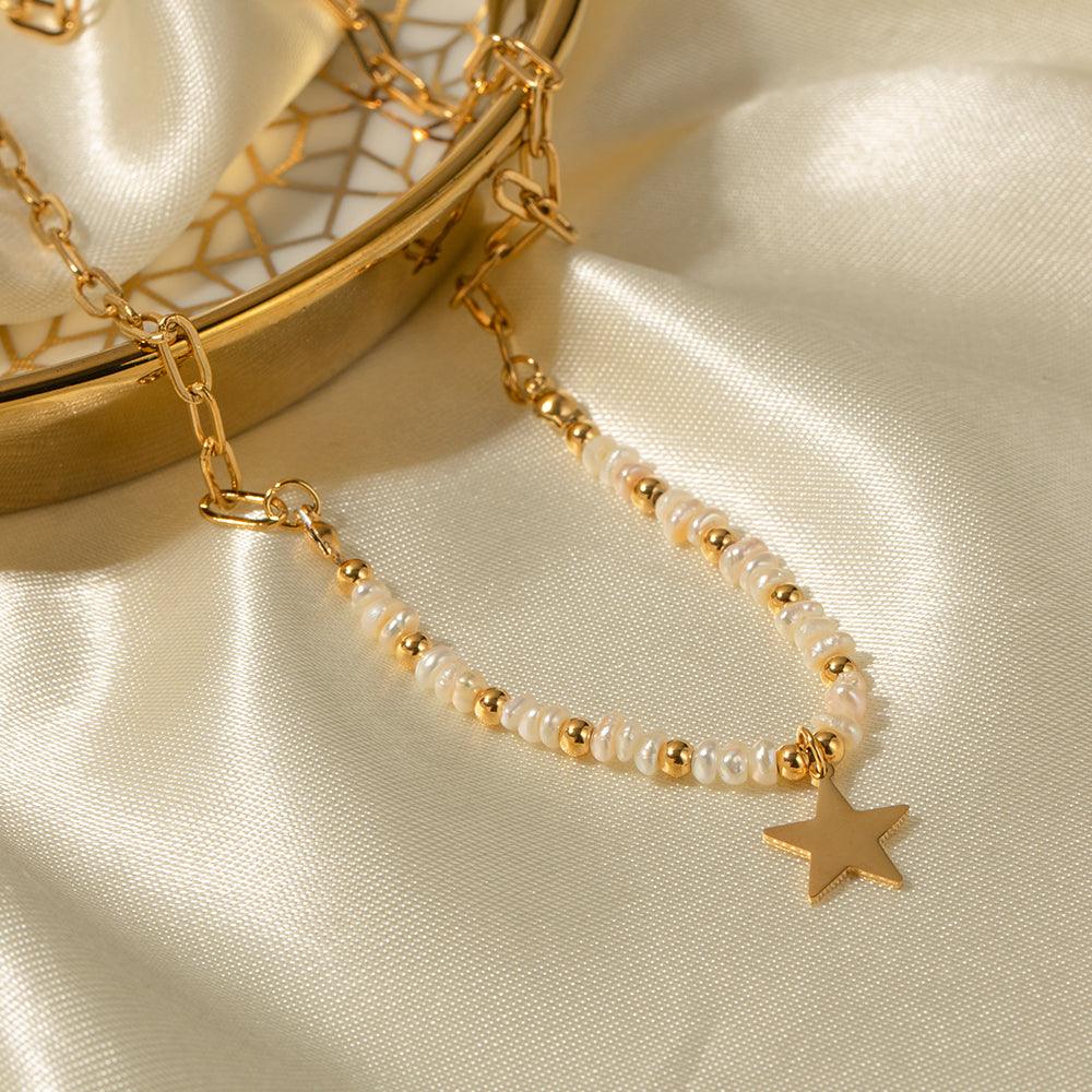 Pearl Star Necklace