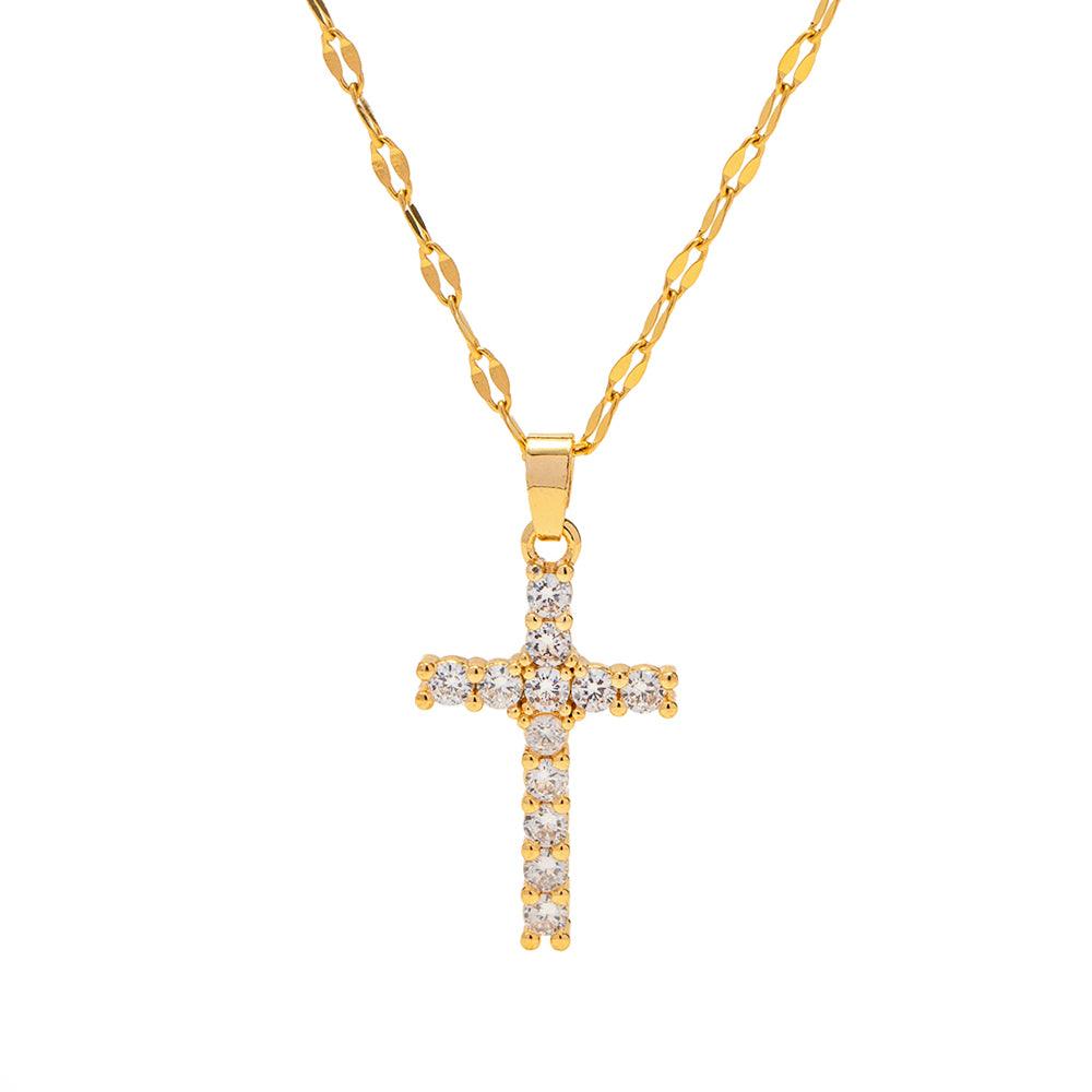 Cross Zirconia Necklace