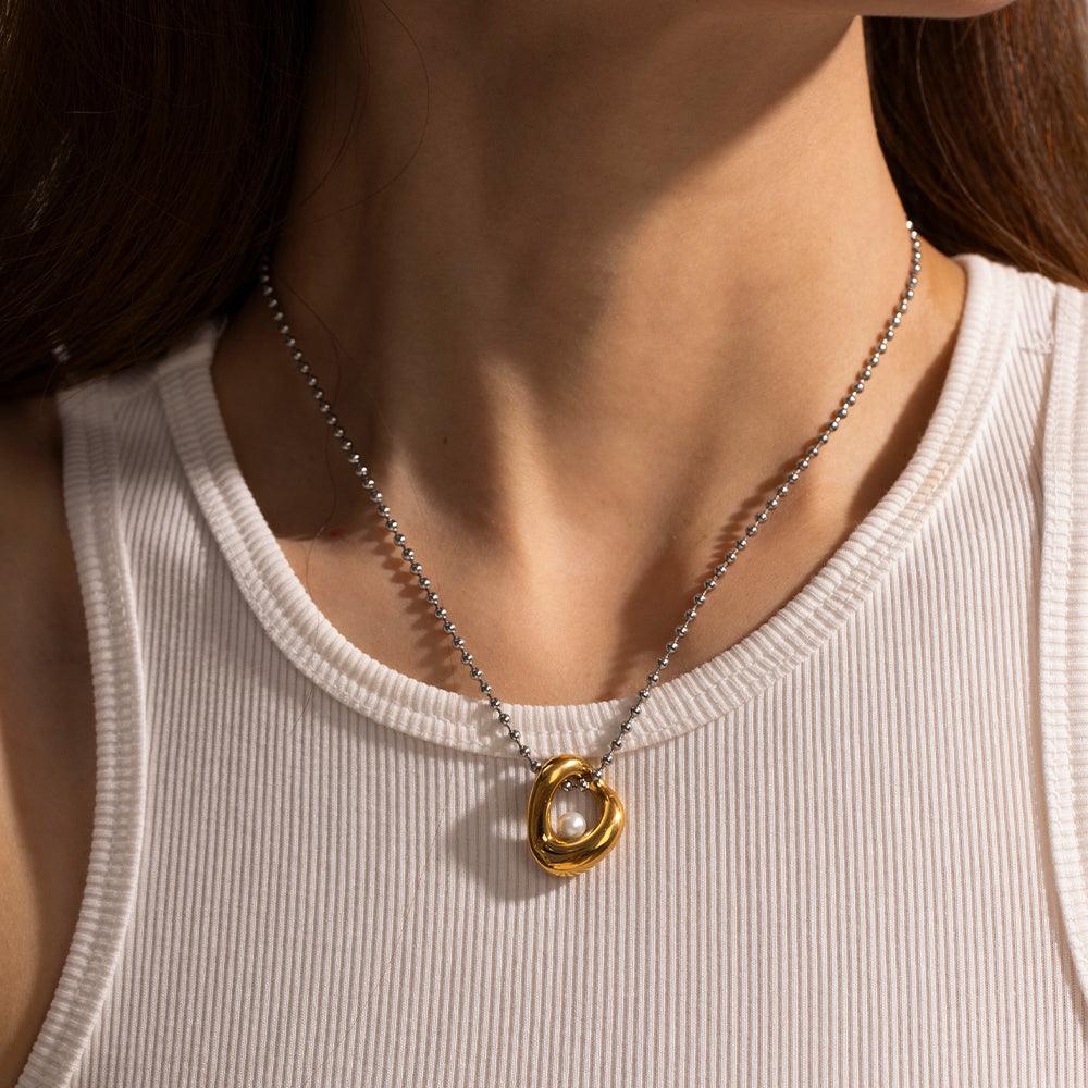 Crux Pearl Necklace