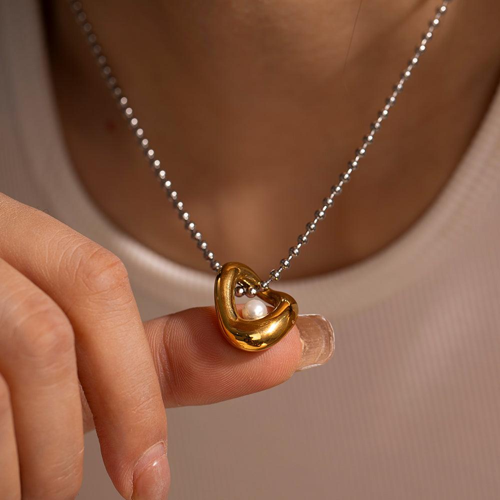 Crux Pearl Necklace
