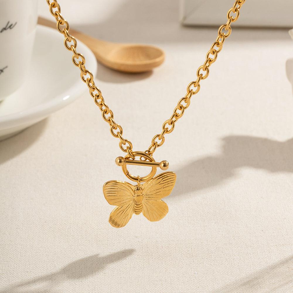 Lady Whistledown Butterfly Necklace