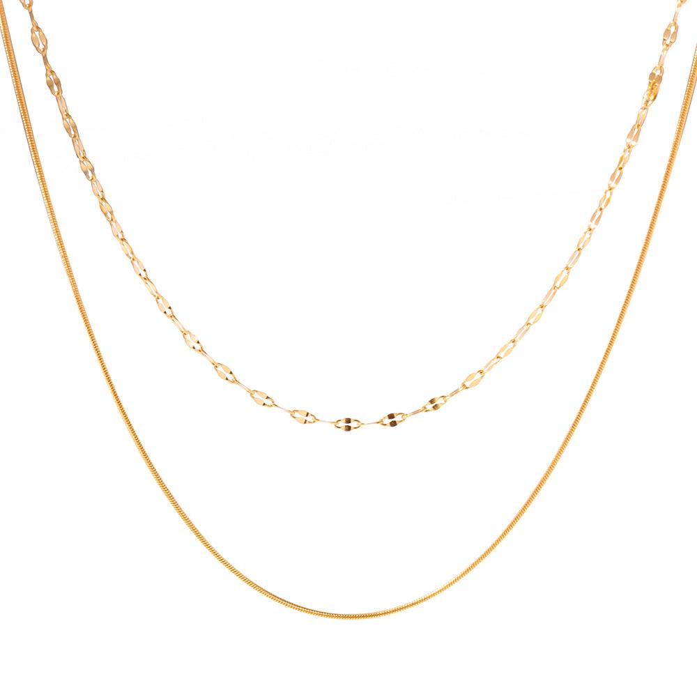 2 Layered Dainty Necklace