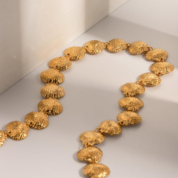 Sea Shell Statement Necklace – Dimplery