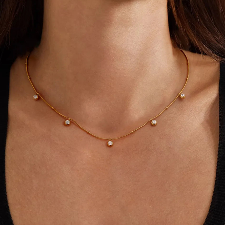 Zia Elegant Zirconia Necklace