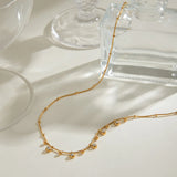 Bead Elegant Zirconia Necklace