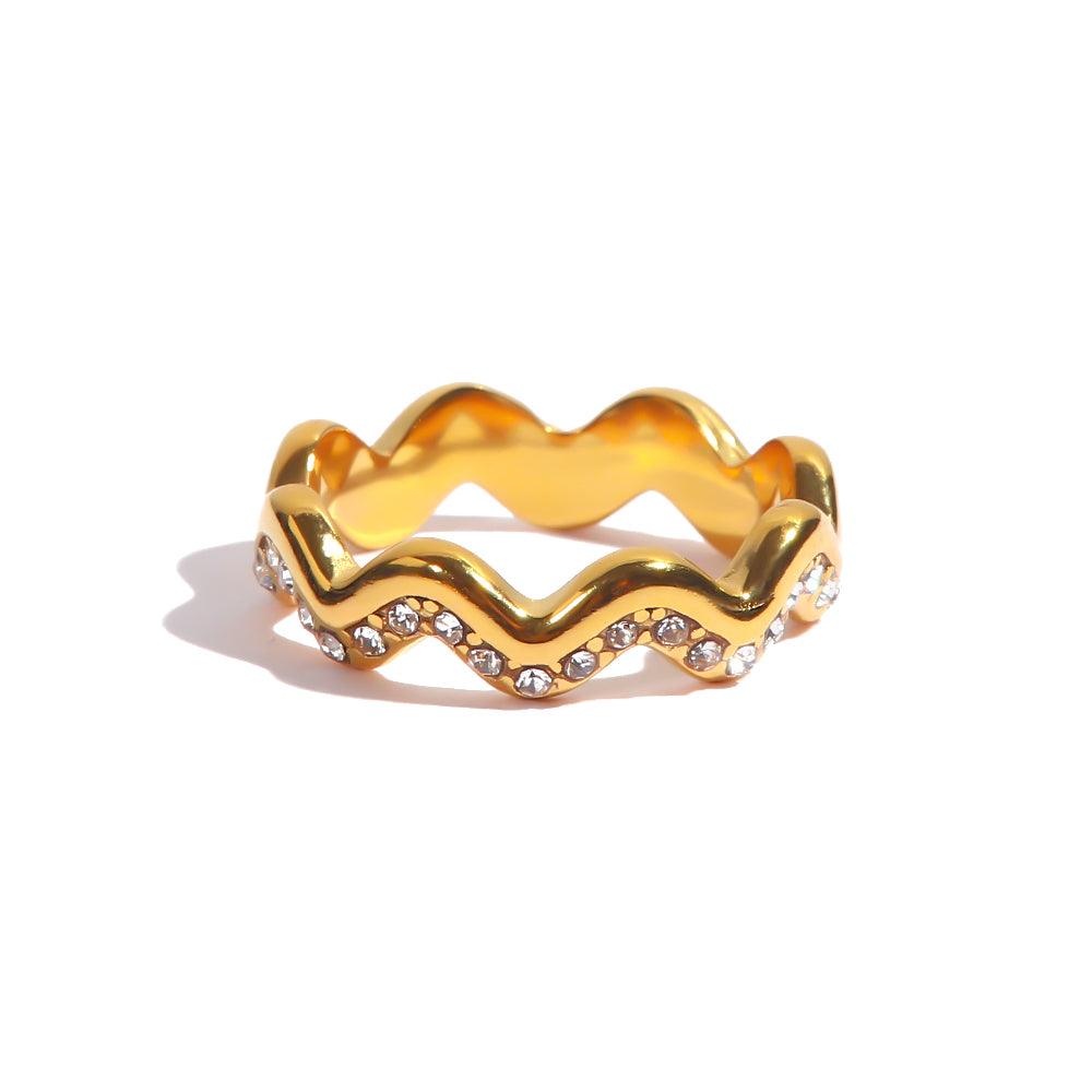 Mullai Wavy Ring