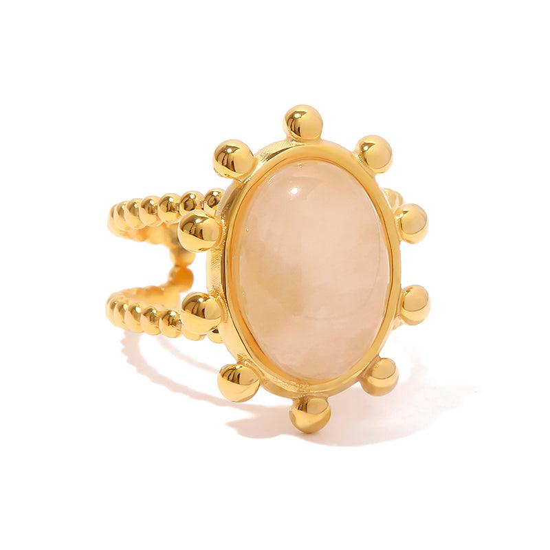 Vintage Stone Resizable Ring