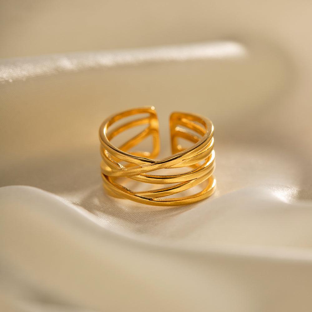 Aditi Layered Resizable Ring