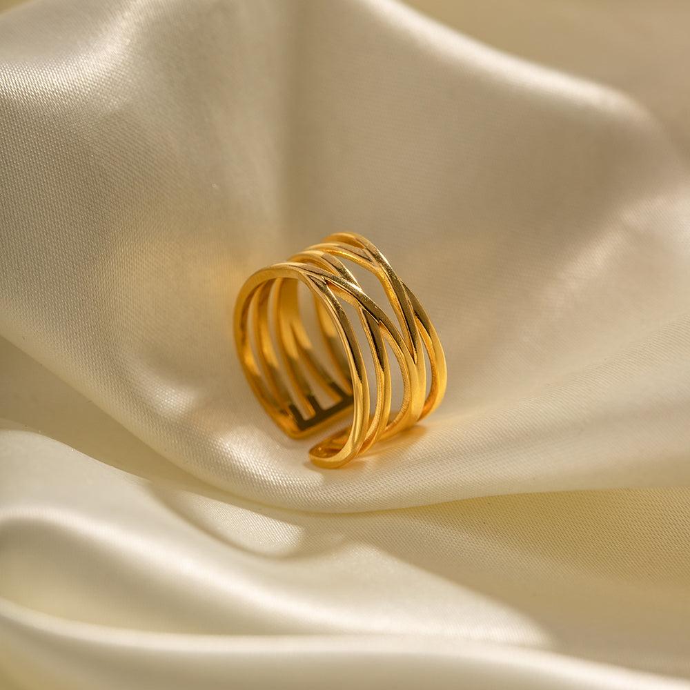 Aditi Layered Resizable Ring