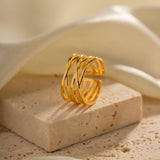 Aditi Layered Resizable Ring