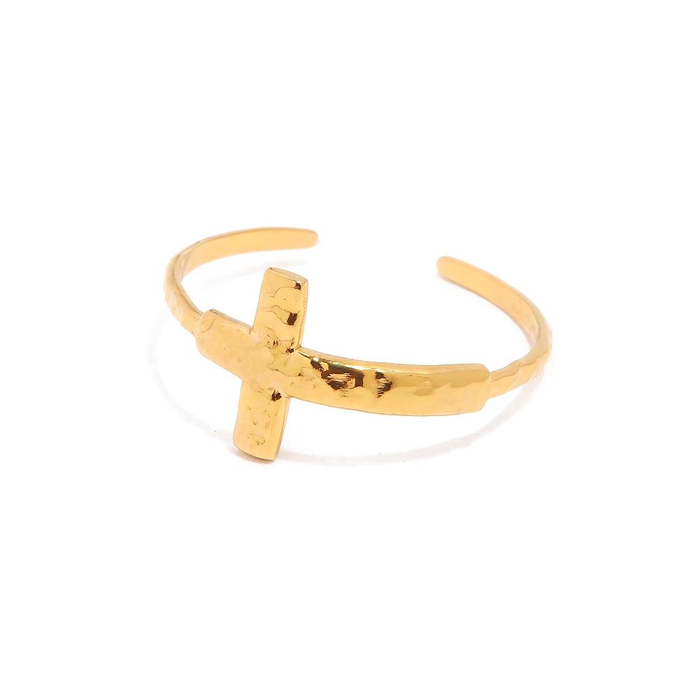 Cross Resizable Ring