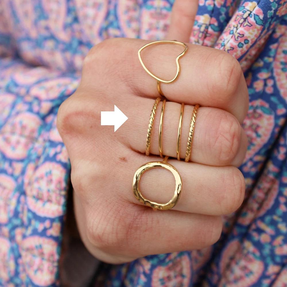 Agatha Layered Resizable Ring