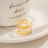 Agatha Layered Resizable Ring