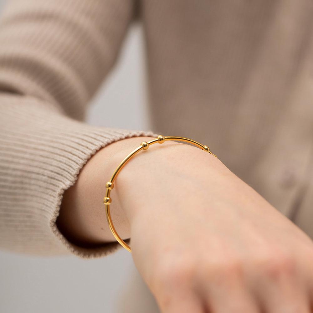 Orb Bead Kada Bangle