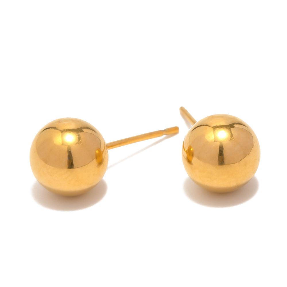 Dainty Orb Pin Earring