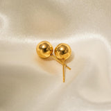 Dainty Orb Pin Earring