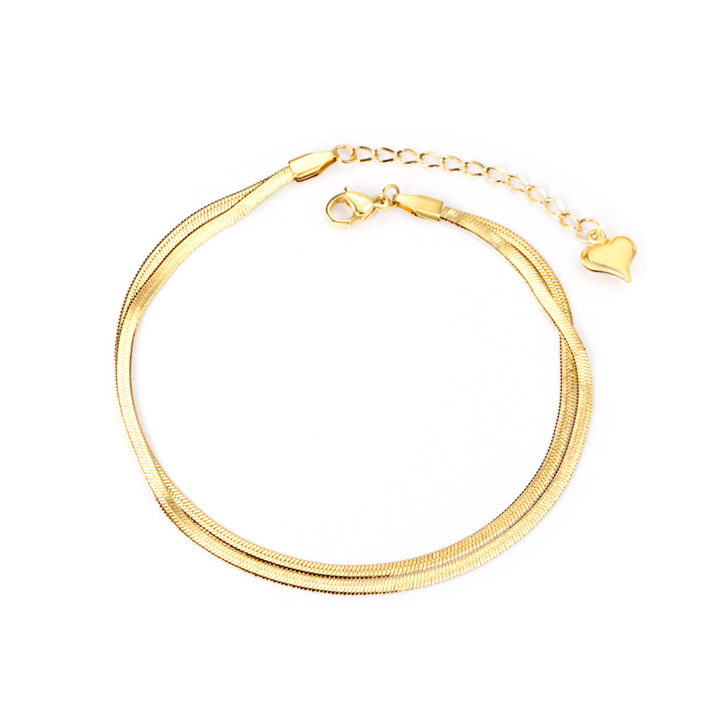Snake Layered Anklet