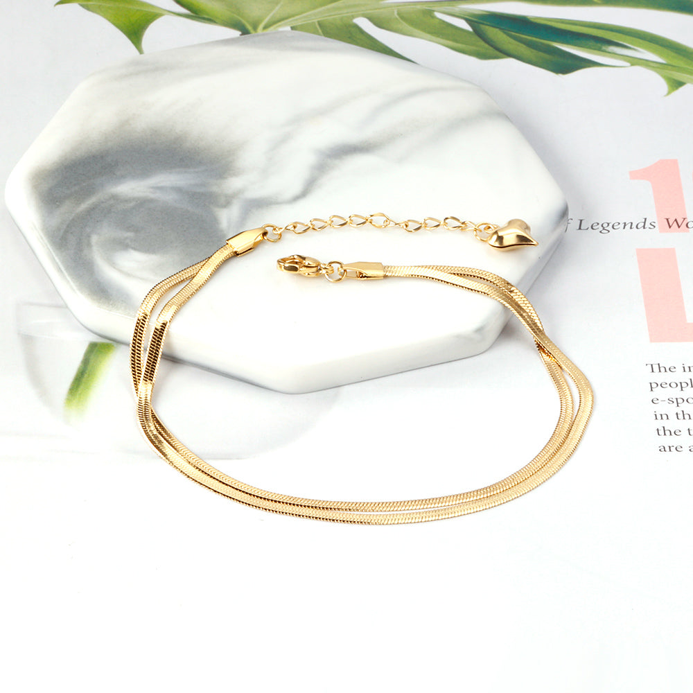 Snake Layered Anklet