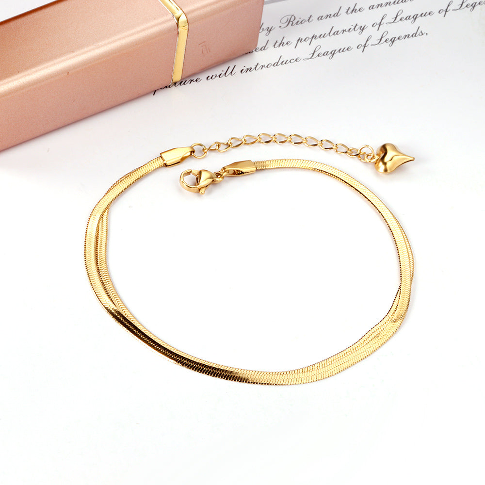 Snake Layered Anklet