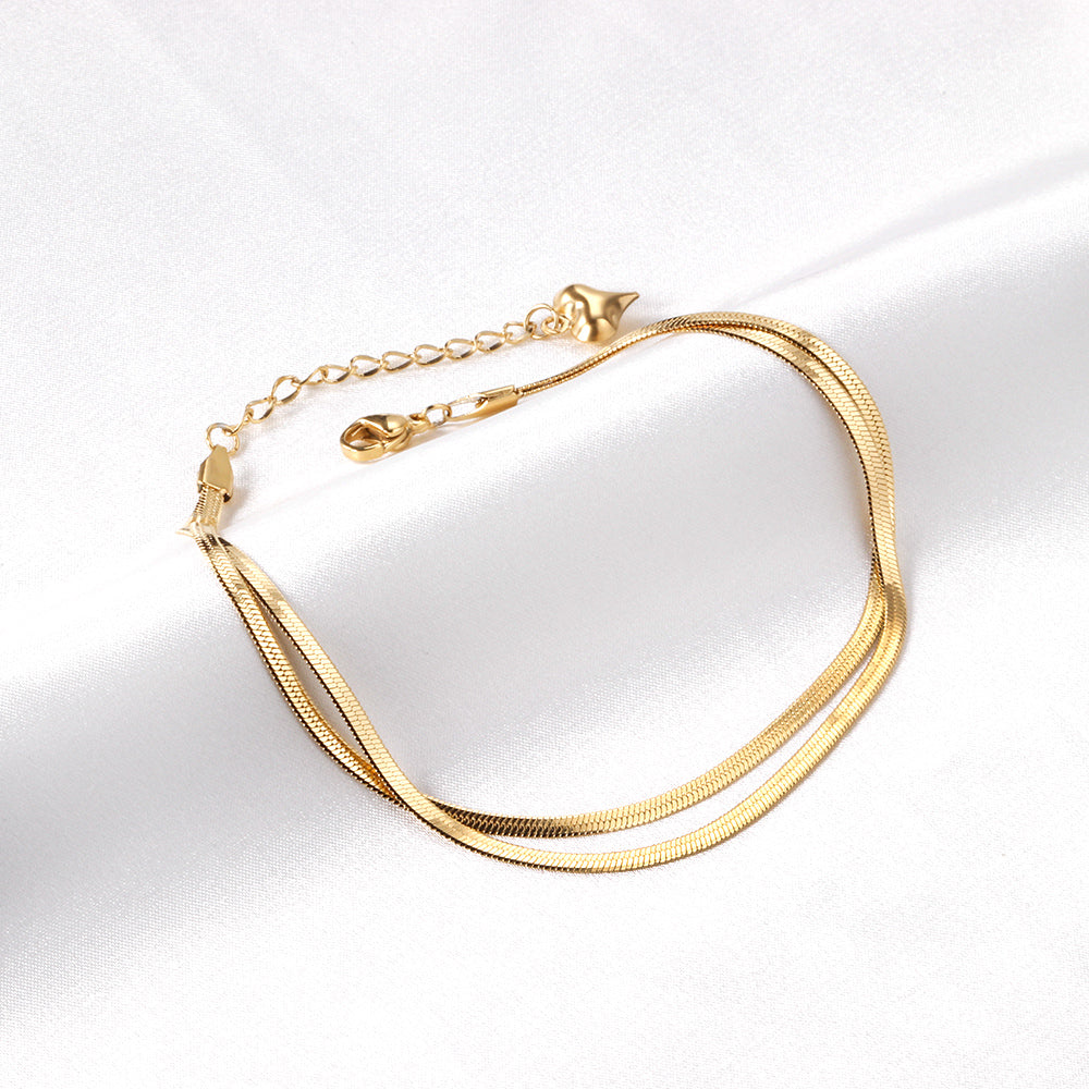 Snake Layered Anklet
