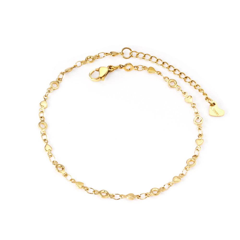 Tiny Heart Anklet