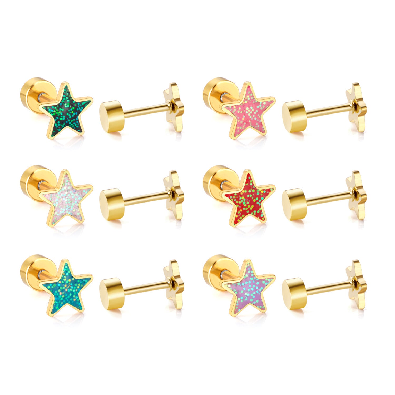 Tiny Star Stud Earring