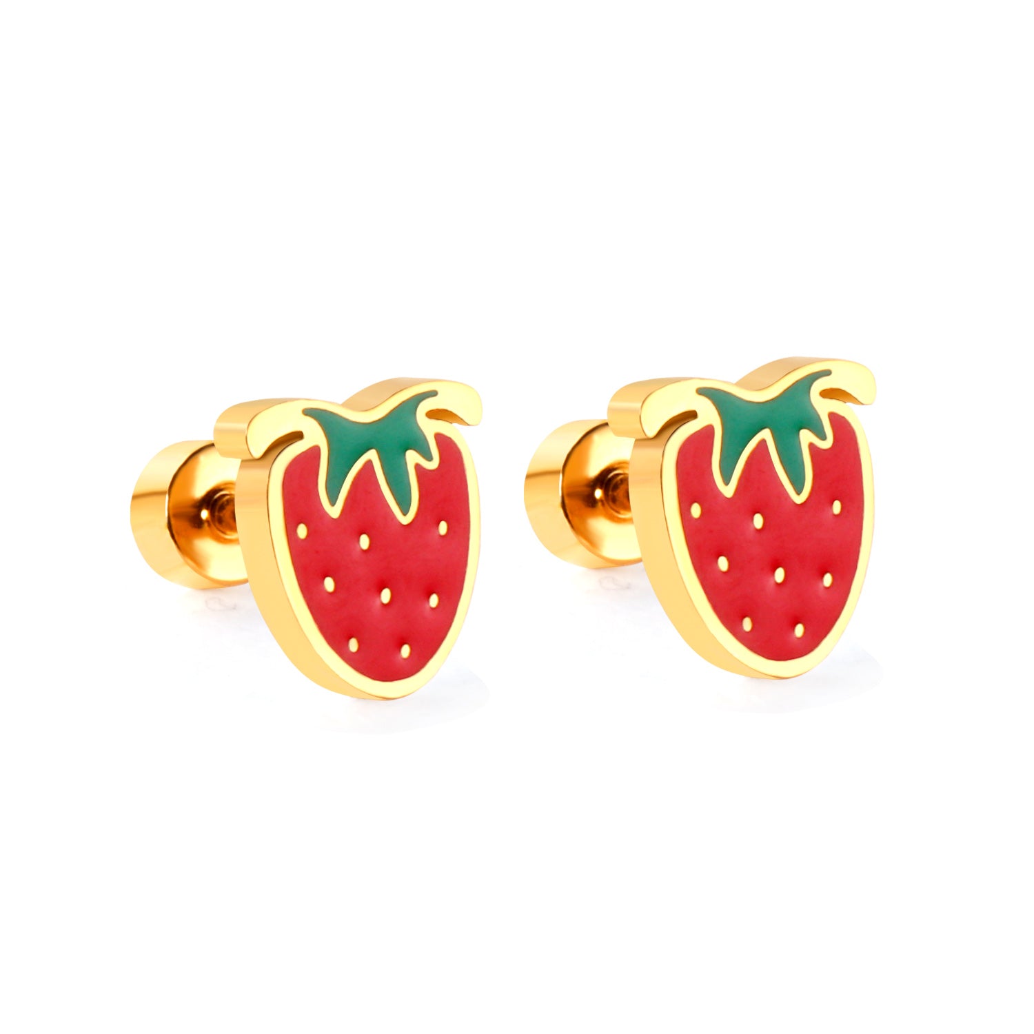 Strawberry Stud Earring