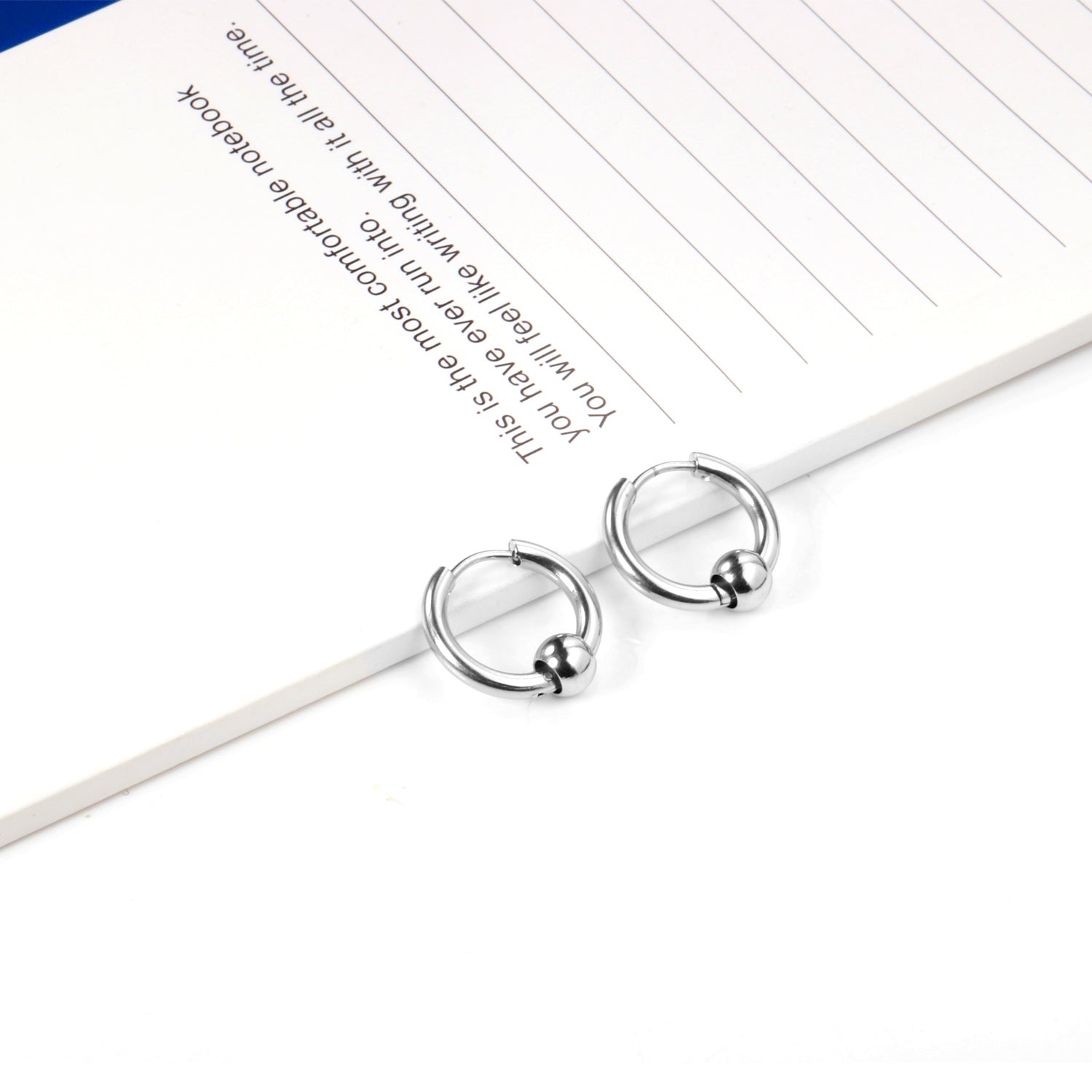 Bolt Hoop Earring - S