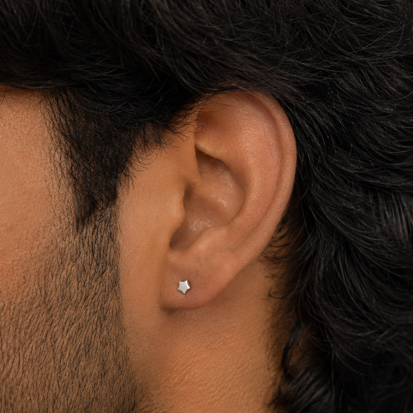 Mini Star Stud Earring - S
