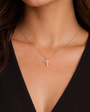 Luxe Glow Cross Necklace