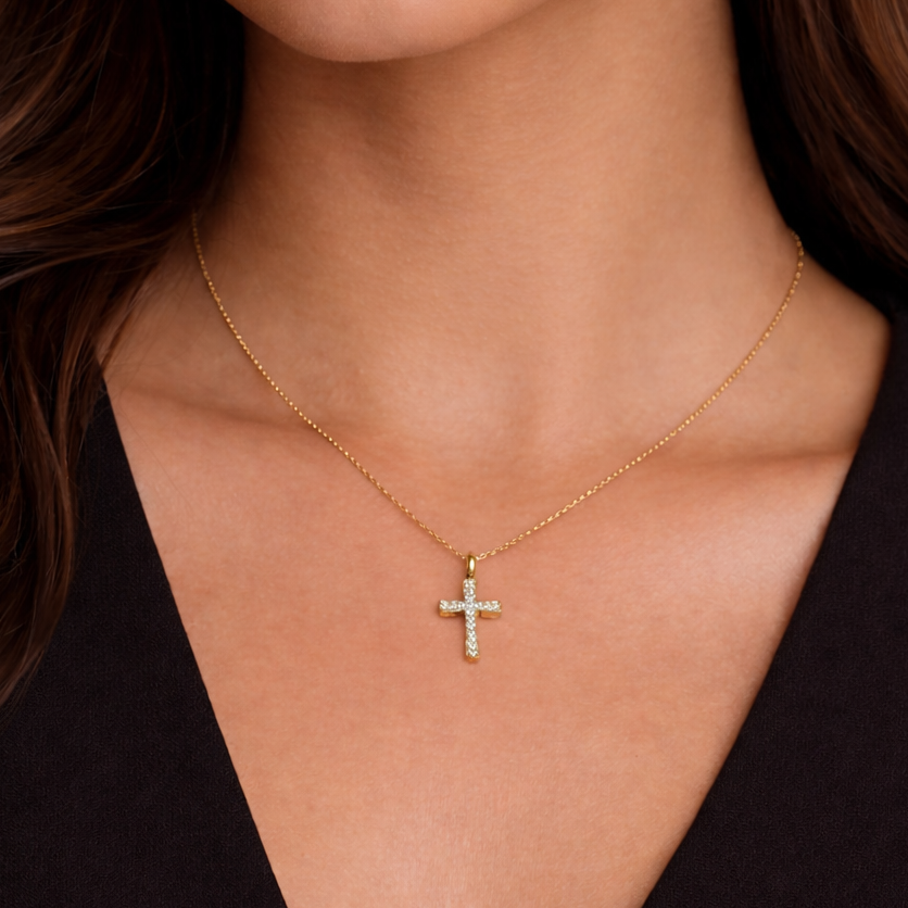 Radiance Cross Necklace
