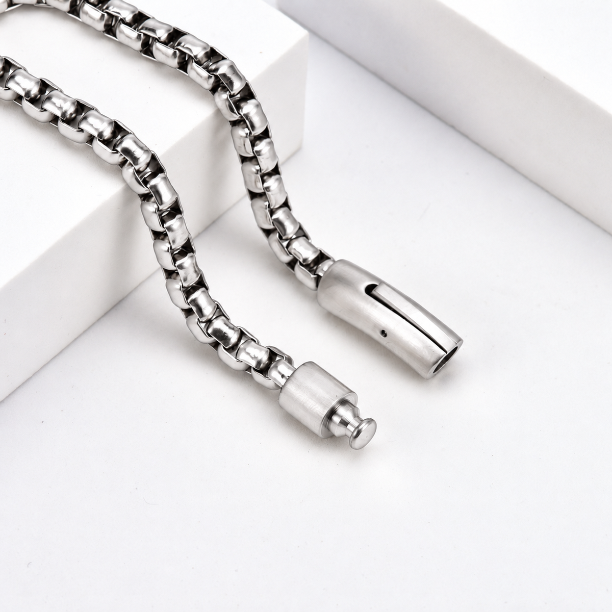 Curb Chain Bracelet - Silver