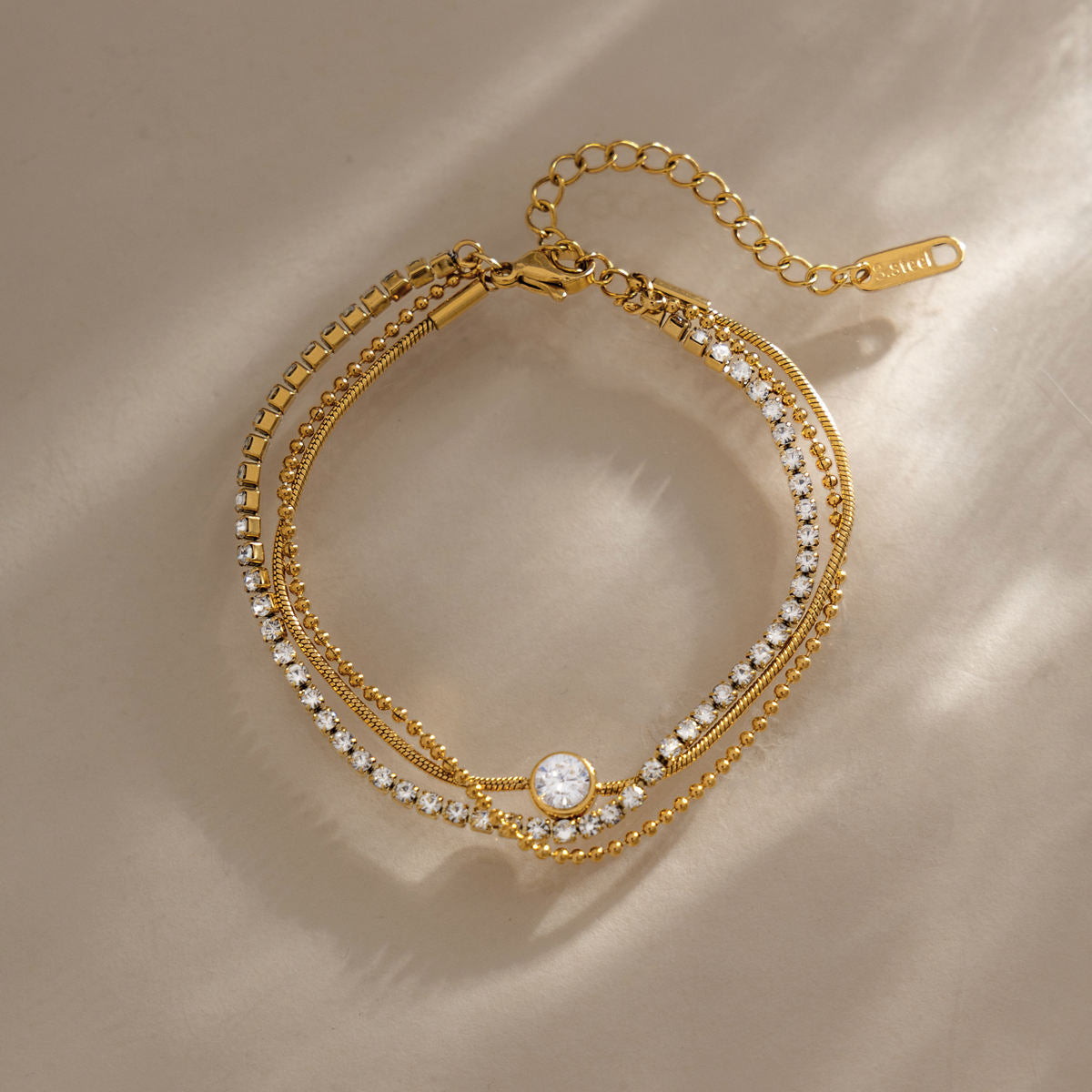 Layered Tennis Bracelet