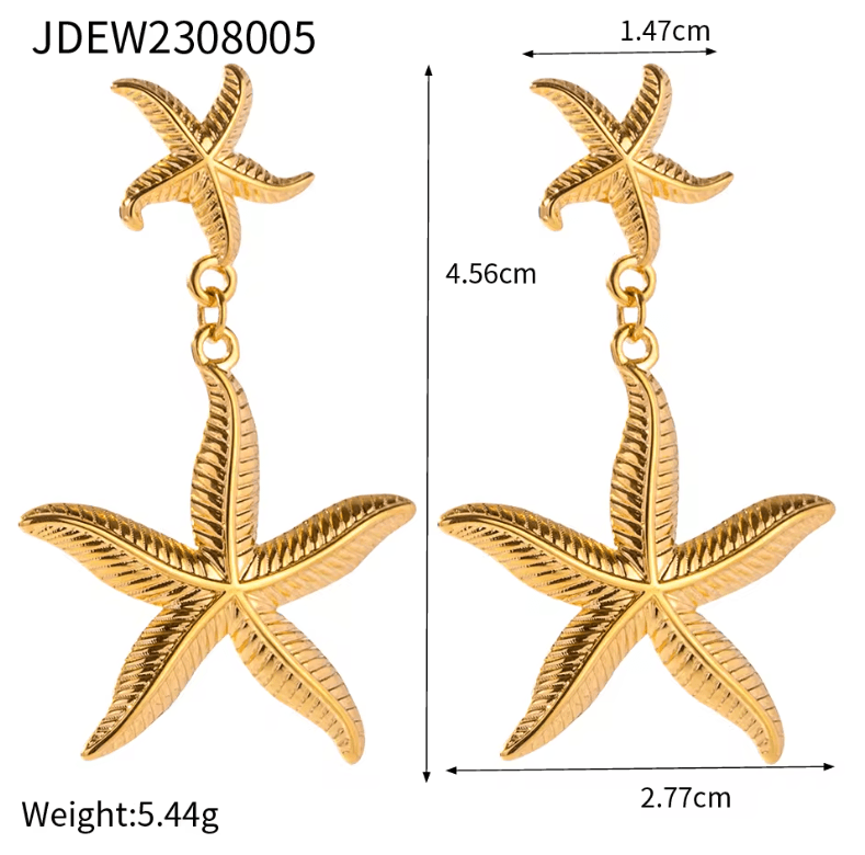 Sea Star Hanging Earring