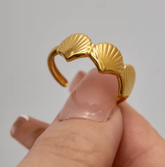 Sea Shell Resizable Ring