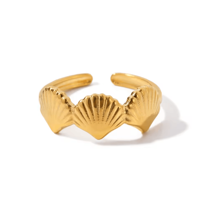 Sea Shell Resizable Ring